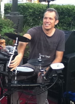 Curtis Michelson with digital drum kit
